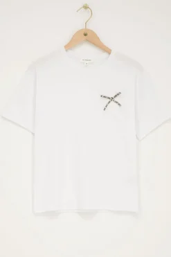 Wit T-shirt Met 
