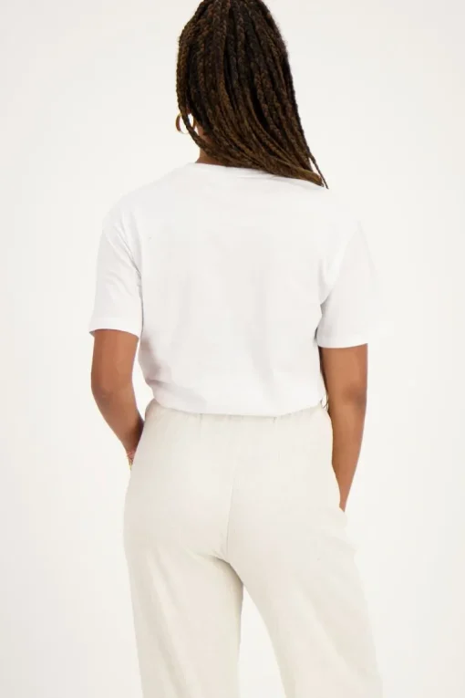 Wit T-shirt Met Rode ''Rue St. Honoré''