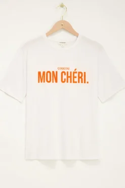 Wit T-shirt Mon Chéri
