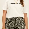 Wit T-shirt Oui Mais Non