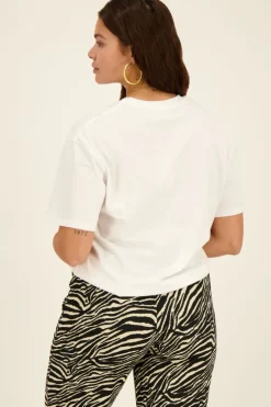 Wit T-shirt Oui Mais Non