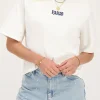 Wit T-shirt Paris Met Bloemen