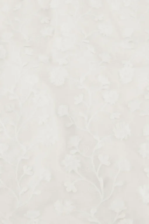 Witte Blouse Met All-over Embroidery