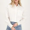 Witte Cropped Blouse