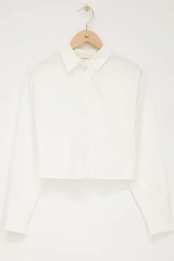 Witte Cropped Blouse