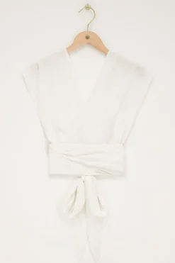 Witte Multiway Top Met Lurex
