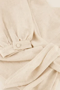 Witte One Shoulder Corset Top Linnenlook