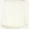 Witte Skort Met Plissé