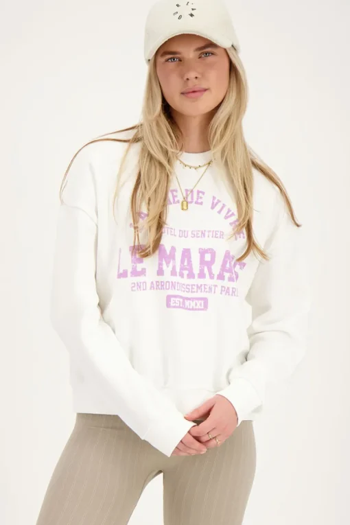 Witte Sweater Le Marais