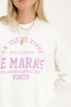Witte Sweater Le Marais