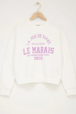 Witte Sweater Le Marais