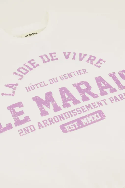 Witte Sweater Le Marais