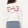 Witte Sweater "Paris La Ville"
