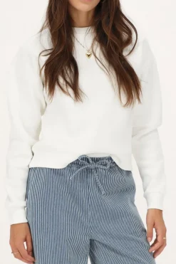 Witte Sweater "Paris La Ville"