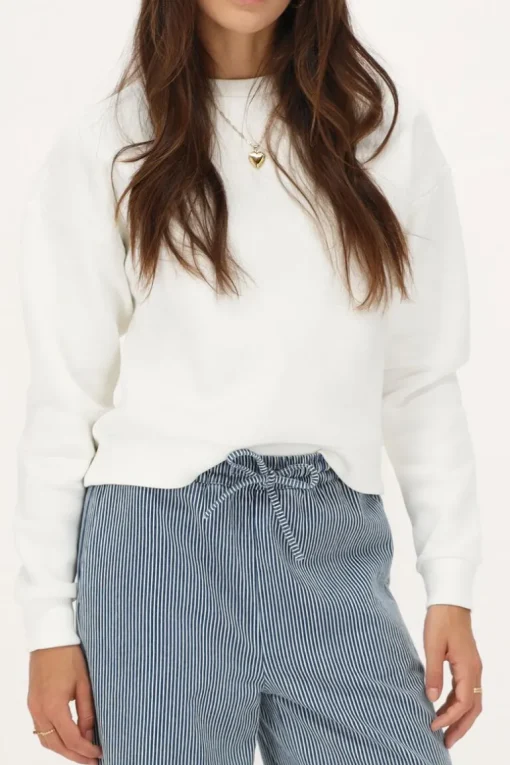 Witte Sweater "Paris La Ville"