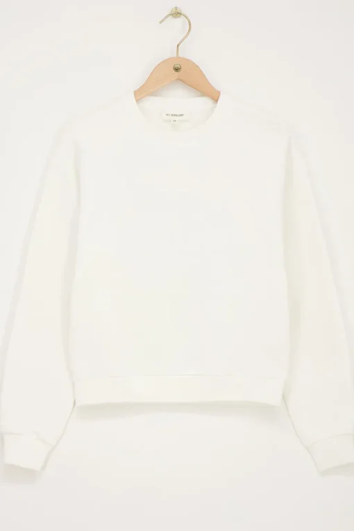 Witte Sweater "Paris La Ville"
