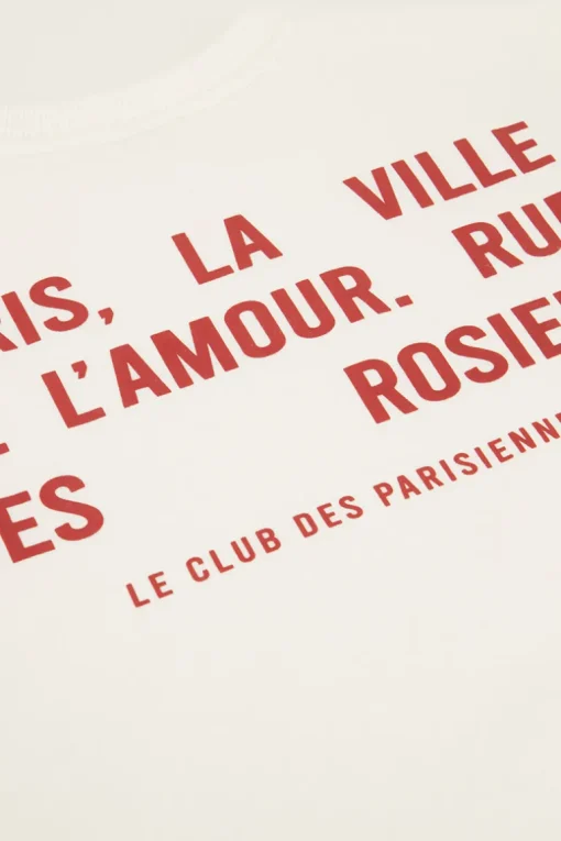 Witte Sweater "Paris La Ville"