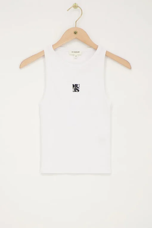 Witte Tanktop Muse
