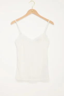Witte Top Met Kant