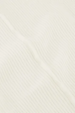 Witte Top Met Rib En Babylock
