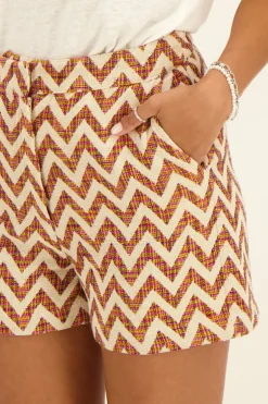 Zig Zag Short Multi Kleur