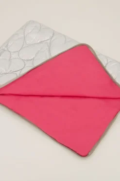 Zilveren Metallic Laptop Hoes Met Hartjes Patroon