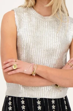 Zilveren Spencer Metallic Look