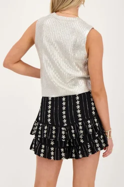 Zilveren Spencer Metallic Look