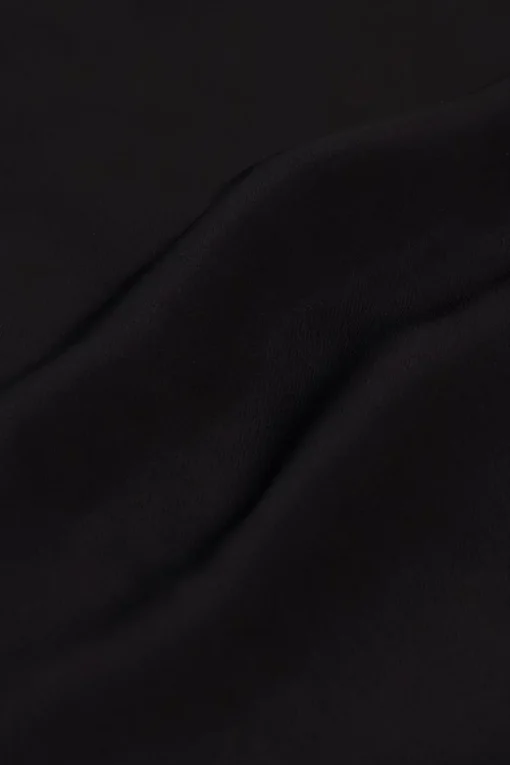 Zwart Oversized Blouse Satijn