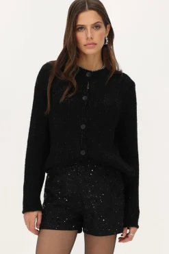 Zwart Short Met Pailletten