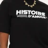 Zwart T-shirt "Histoire D'amour"