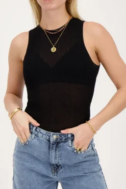 Zwarte Basic Tanktop