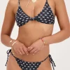 Zwarte Bikini Set Met Palmbomen