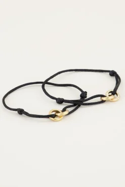 Zwarte Forever Connected Armband