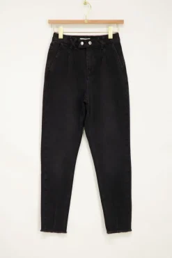 Zwarte Jeans Met Carrot Fit
