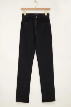 Zwarte Jeans Met Split