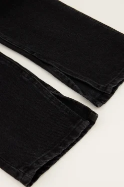 Zwarte Jeans Met Split