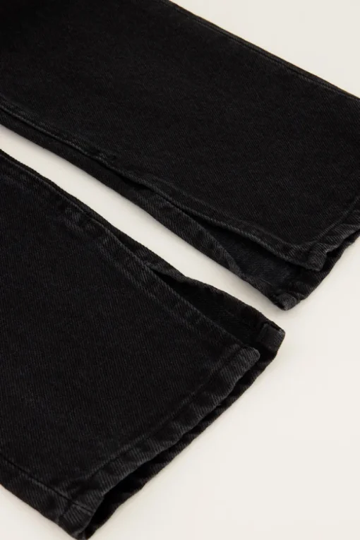 Zwarte Jeans Met Split