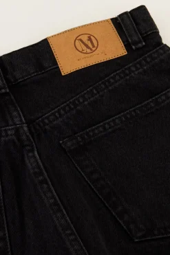 Zwarte Jeans Met Split