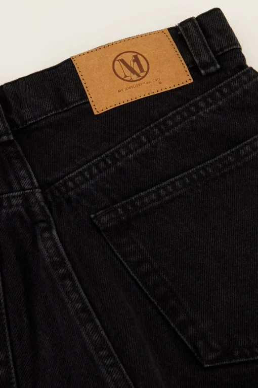 Zwarte Jeans Met Split
