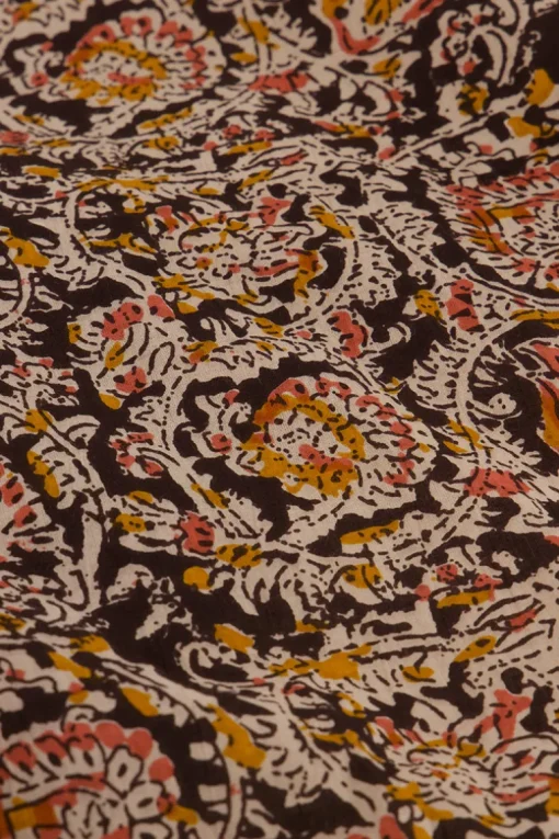 Zwarte Midi Jurk Met Bloemenprint
