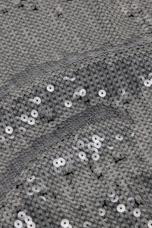 Zwarte Midi Rok Met Pailletten