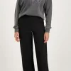 Zwarte Pantalon Met Elastiek