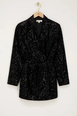 Zwarte Playsuit Met Pailletten
