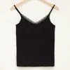 Zwarte Singlet Met Kant