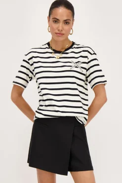 Zwarte Skort Met Overslag