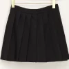 Zwarte Skort Met Plissé