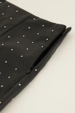 Zwarte Skort Met Studs