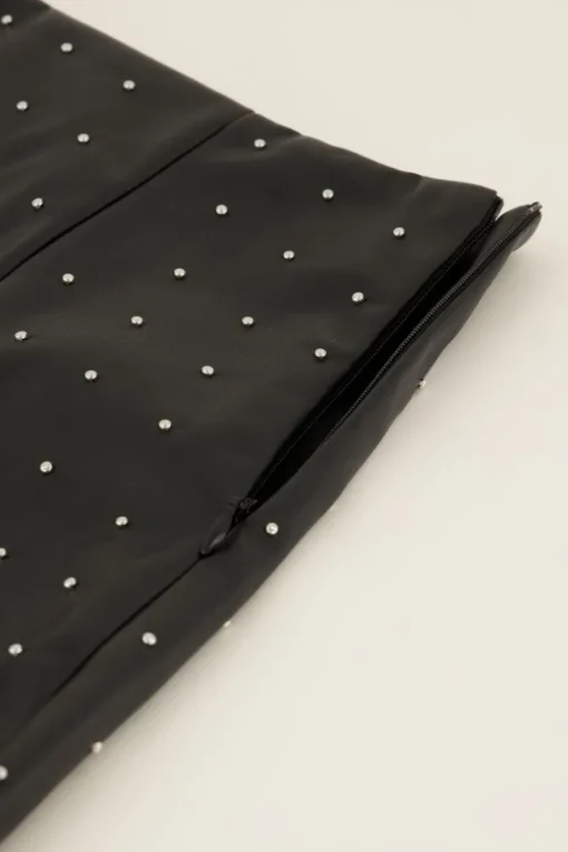 Zwarte Skort Met Studs