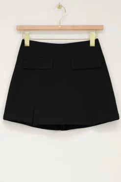 Zwarte Skort Met Zakken